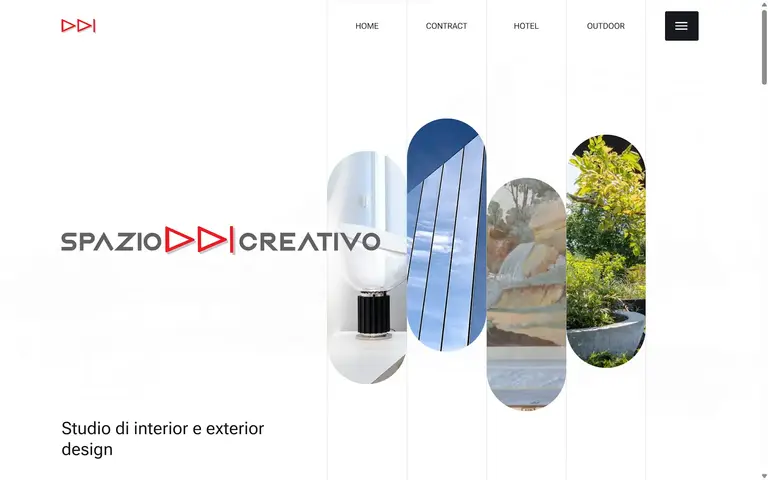 Studio materia homepage.